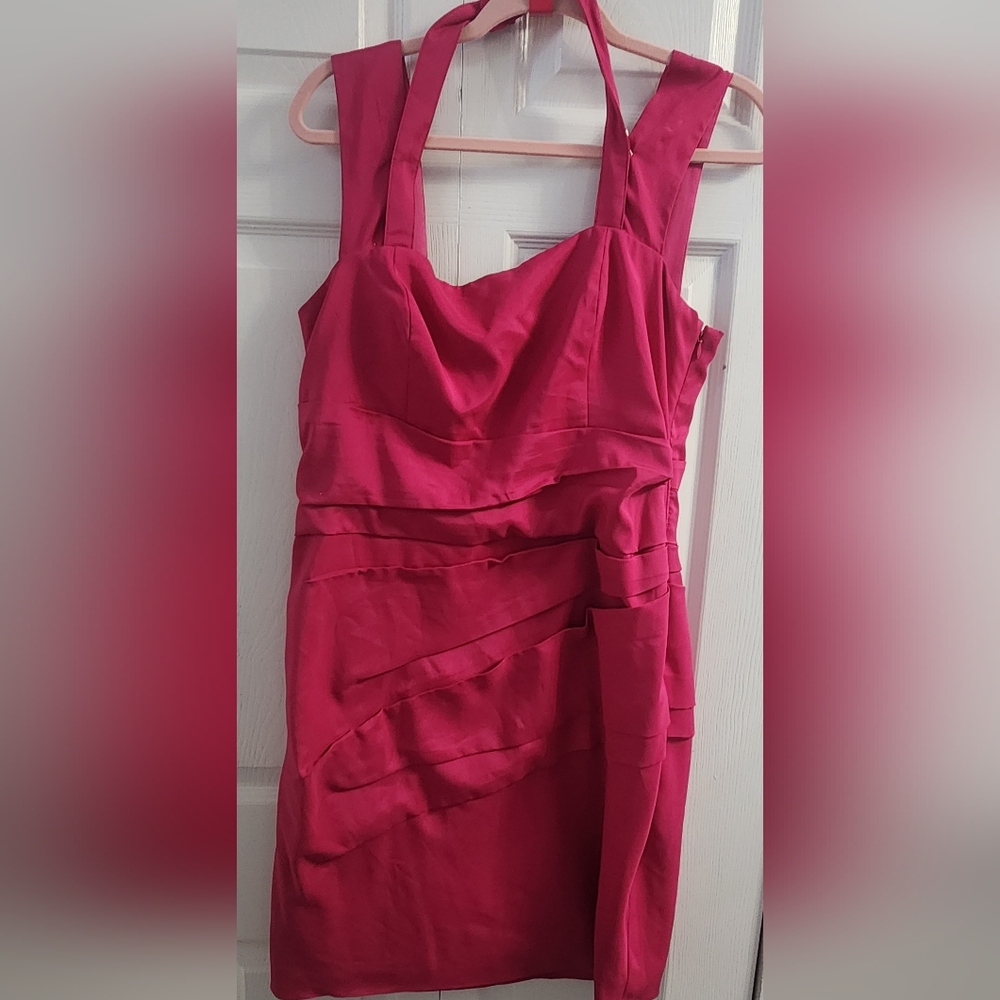 Hot Pink Mini Dress